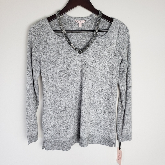 3 for 30$🔥 NWT Juicy Couture Long Sleeve Pullover - Picture 3 of 7